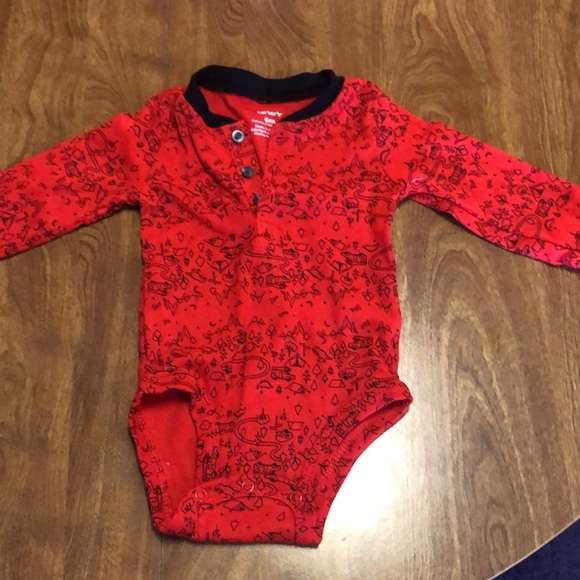 100% Cotton Baby Boy Carter’s One Piece Outfit 6 Months - Picture 4 of 8